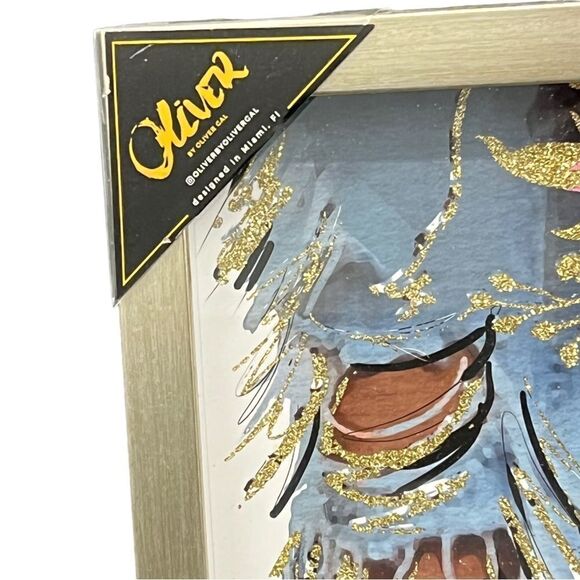 Oliver Gal Glass Frame Fashion Designer Handbag Shopping Floral Spring Wall Art - Picture 2 of 9